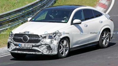 Mercedes GLE Coupe Refresh Spied Taking A Run Around The Nurburgring