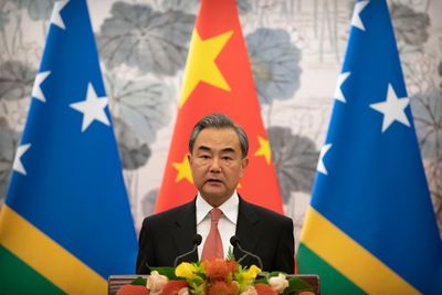China's foreign minister starts Pacific tour in the Solomons