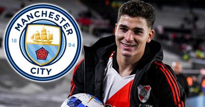 Man City new boy Julian Alvarez warms up for move by scoring six times for River Plate