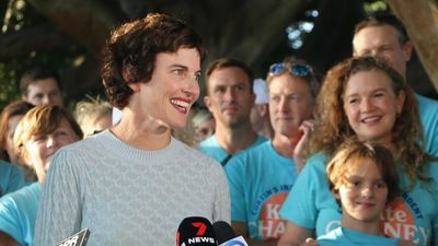 Teal independent Kate Chaney claims victory in Curtin as Celia Hammond concedes defeat