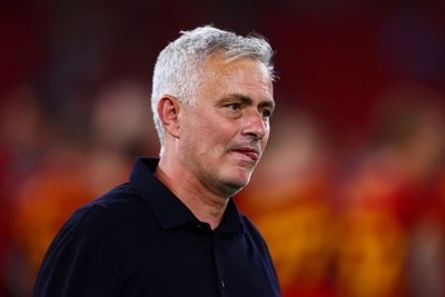 Tearful Jose Mourinho vows to stay and rebuild Roma after Europa Conference League glory