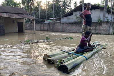 ‘He never returned’: Widespread misery in India’s flooded Assam