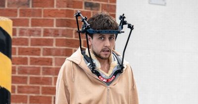 Gogglebox's Ellie Warner's boyfriend pictured wearing neck brace after horror car accident