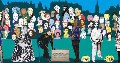Incredible Edinburgh mural celebrating 100 inspiring women unveiled at central library
