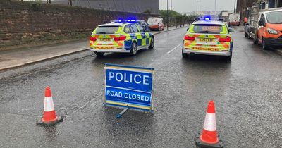 Motorbike rider rushed to hospital after crash with Ford Focus