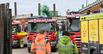 Fire service statement as crews tackle 'significant' fire involving 900 tonnes of rubbish in Newark