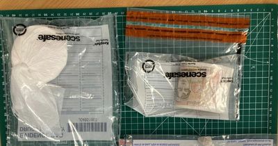 Arrests after man runs red light and hid something in waistband