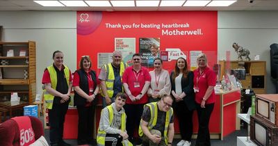 MSP visits Motherwell charity shop to mark Volunteers Week