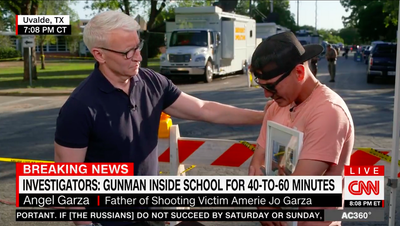Texas school shooting: Anderson Cooper consoles heartbroken dad who learned of daughter’s death from her best friend