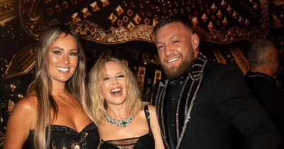 Conor McGregor and partner Dee Devlin party with Kylie Minogue at Cannes Film Festival