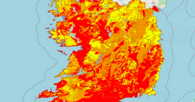 Map shows counties in Ireland where homes are potentially at high risk from cancer-causing radon gas