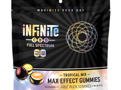 EXCLUSIVE: Infinite CBD Launches New Delta-9 THC-Infused Edibles, Max Effect Gummies, Available Across US