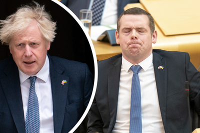 Douglas Ross claims he has only U-turned once on call for Boris Johnson to quit