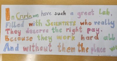 Patient at Crumlin Children's Hospital creates sweet homage in support of medical scientists' strike