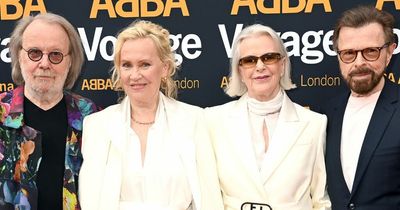 ABBA seen together in public for first time in 14 years in rare appearance on red carpet