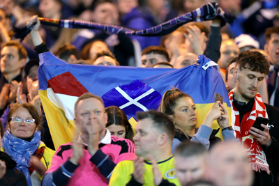 Scotland fans urged to sing Ukrainian national anthem in show of solidarity amid Russian invasion