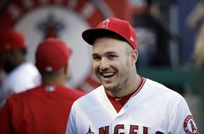 Noted weather nut Mike Trout surprised his childhood weatherman with an adorable retirement video