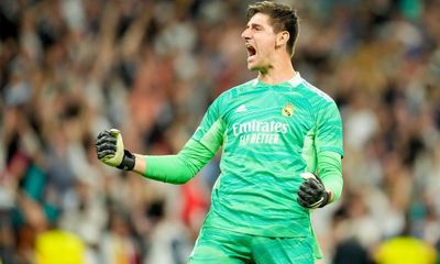 ‘It’s not easy to score against me’: Courtois the key to Madrid’s wild ride