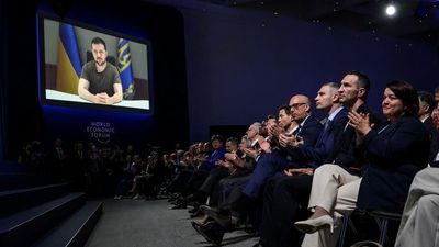 Ukraine dominates Davos agenda