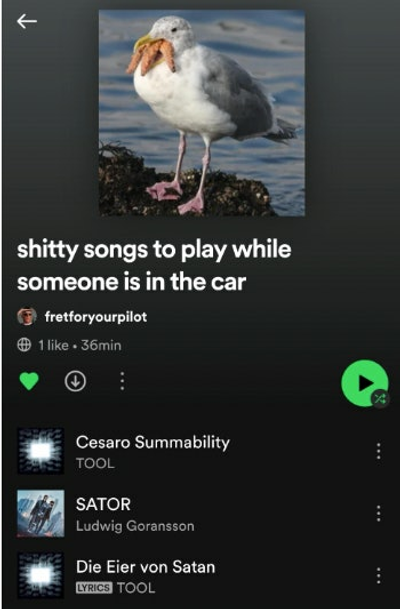 I can’t get enough of Spotify’s depraved, hyper-specific playlists