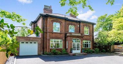 Victorian villa for sale with an outdoor jacuzzi area and summer house