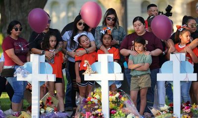‘These are innocent babies’: grief, loss and love as Uvalde struggles under a heavy cloud