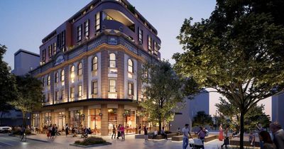 Proposed apartment block with 'high-end retail' up for sale