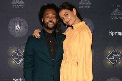 Katie Holmes makes red carpet debut with boyfriend Bobby Wooten III