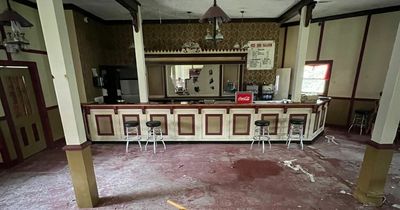 Inside the deserted Wild West theme park where vultures circle abandoned rides