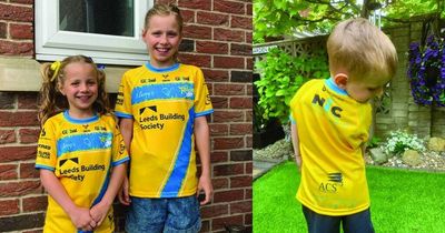 Rob Burrow's daughters launch amazing Leeds Rhinos Magic Weekend kit