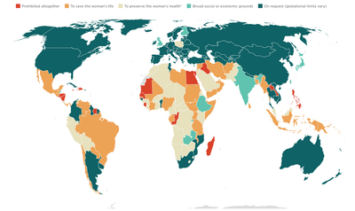 Do restrictive abortion laws actually reduce abortion? A global map offers insights