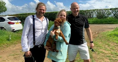 Couple spend wedding day searching for their dog after it escaped from sitter