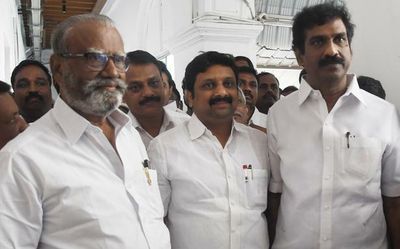 DMK candidates file nominations for Rajya Sabha polls