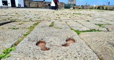 Visitors to Howth can walk in the famous footprints of King George IV