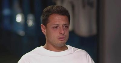 Javier Hernandez bursts into tears after he receives criticism for "being a bad father"