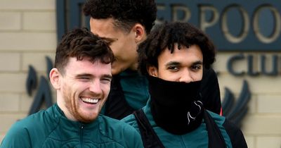 Andy Robertson responds to Gary Neville comments Trent Alexander-Arnold 'isn't too happy' about