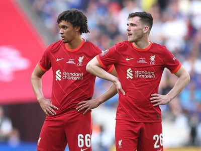 He’s not too happy – Robertson takes Alexander-Arnold rivalry to new level