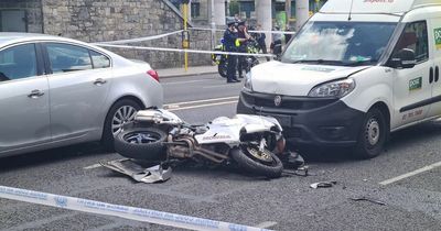 Woman fighting for life after being struck by motorbike in Dublin city centre