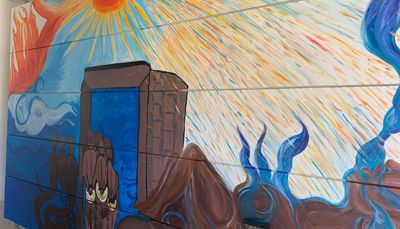 At Hyde Park seminary, a mural explores ‘all that’s inequitable’ but also aims to reflect joy