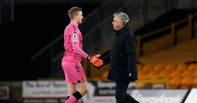 Everton's Jordan Pickford sends Carlo Ancelotti warning to Liverpool ahead of Champions League final