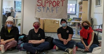 Leeds university students' defiant message as they refuse to leave occupied building