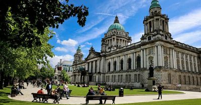 Belfast City Hall LGBTQ and Health Worker stained glass windows finally in motion