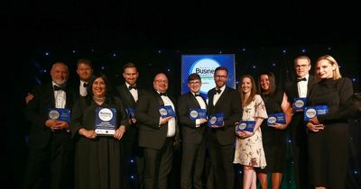 Winners toast success at the Tyneside and Northumberland Business Awards