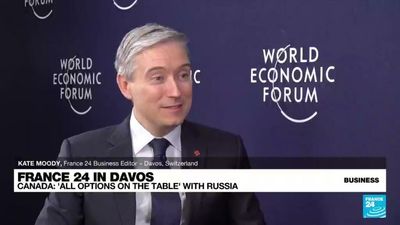 Davos 2022: Canada says 'all options on the table' regarding sanctions on Russia