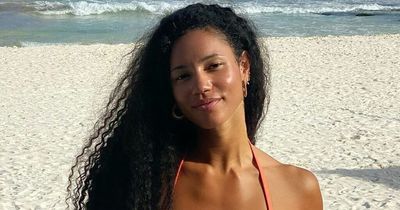 Vick Hope blushes after cheeky response from Vernon Kay in her DMs on holiday snap