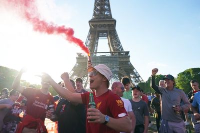 Police keep watchful eye on excited Liverpool fans before Champions League final