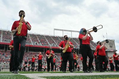 LOOK. Ohio State marching band enjoys private screening of Top Gun: Maverick