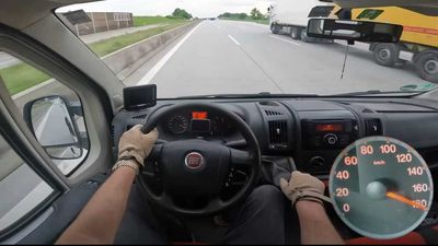 Fiat Ducato Cargo Van Buries The Needle In Top Speed Autobahn Run