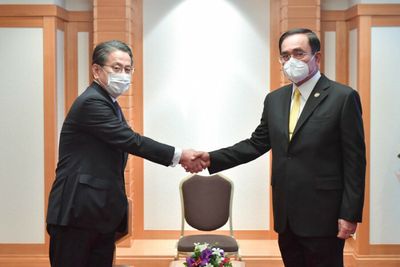 Japan business chiefs inform Prayut of visit