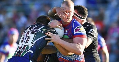 Knee injury to Daniel Saifiti overshadows Newcastle Knights' 24-16 win against Warriors